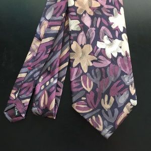 abstract flower garden necktie